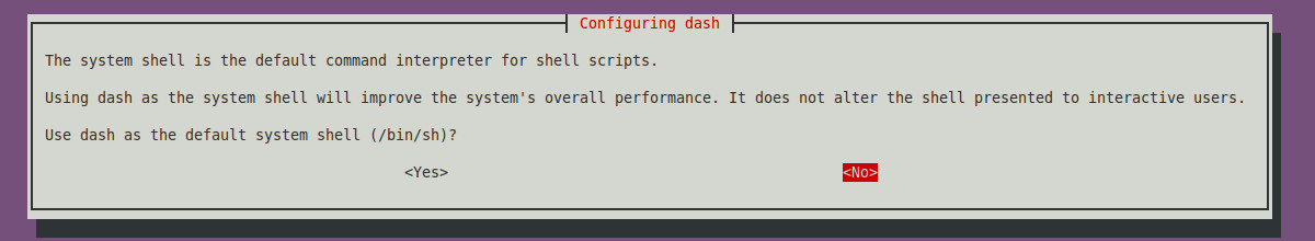 ubuntu reconfigure dash